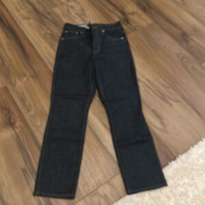 J. Crew Women's Black Straight Leg Jeans